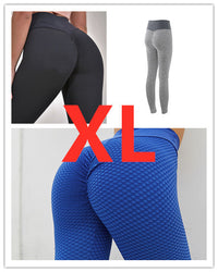 Thumbnail for Plaid Leggings Fitness Yoga Pants Women's Seamless High Waist Breathable Gym Leggings