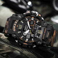 Thumbnail for Tactical Men Camouflage Alloy Military Style Luminous Waterproof Outdoor Electronic Watch