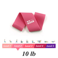 Thumbnail for Yoga Resistance Rubber Bands Indoor Outdoor Fitness Equipment 0.35mm-1.1mm Pilates Sport Training Workout Elastic Bands