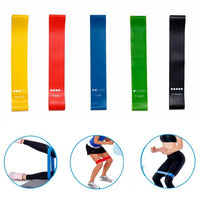 Thumbnail for Yoga Resistance Rubber Bands Indoor Outdoor Fitness Equipment 0.35mm-1.1mm Pilates Sport Training Workout Elastic Bands