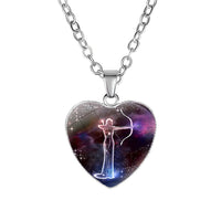 Thumbnail for Women's Zodiac Heart Pendant Necklace