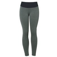 Thumbnail for Plaid Leggings Fitness Yoga Pants Women's Seamless High Waist Breathable Gym Leggings