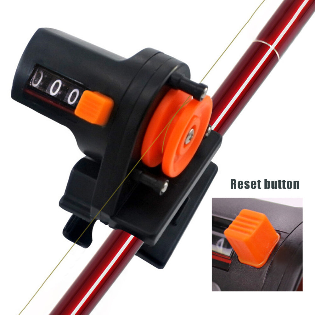 Fishing Line Counter 0-999m Portable Fishing Line Depth Finder Length Gauge Fishing Tackle Tool