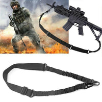 Thumbnail for Tactical Rifle Sling Gun Shoulder Strap 2 Point Hooks One Single Strap Hunting