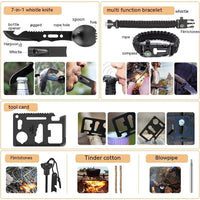 Thumbnail for Outdoor Camping Supplies Equipment Multifunctional Outdoor Survival Emergency Kit Tool Suit