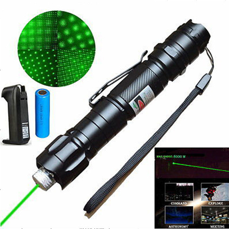 Portable Green Light High-Power Laser Flashlight