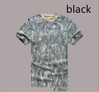 Thumbnail for Mesh Round Neck Foreign Military Camouflage T-shirt Military Fan Camouflage Short Sleeves