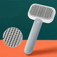 Thumbnail for New Pet Cat Dog Hair Brush Hair Massage Comb Open-Knot Brush Grooming Cleaning Tool Stainless Steel Comb