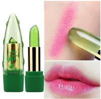 Thumbnail for Aloe Vera Gel Color Changing Lipstick Gloss Moisturizer Anti-drying Desalination Fine-grain Lip Blam Care