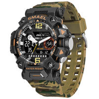 Thumbnail for Tactical Men Camouflage Alloy Military Style Luminous Waterproof Outdoor Electronic Watch