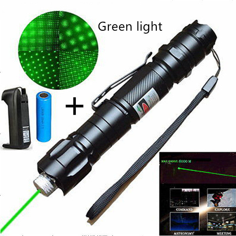 Portable Green Light High-Power Laser Flashlight